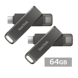 y2Zbgz TfBXN USB SDIX70N-064G-GN6NN iXpand Luxe Flash Drive 64GB Sandisk iPhonep iPad Lightning Type-C USB[ CgjO XeBbN Oo p\R PC ^ sAi