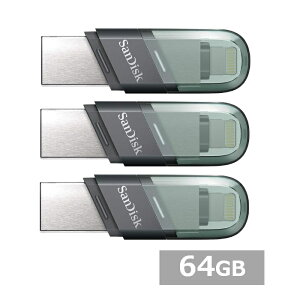 yX[p[SALE P5{z y3Zbgz TfBXN USB SDIX90N-064G-GN6NN iXpand Flash Drive Flip 64GB Sandisk iPhonep iPad Lightning USB USB[ CgjO XeBbN Oo p\R PC ^