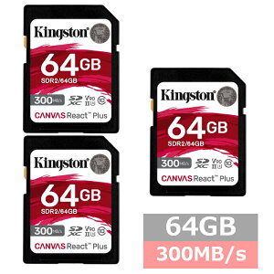 y}\ P5{z y3Zbgz LOXg SDJ[h SDXC SDR2 64GB Canvas React Plus SDkingston SDXCJ[h Class10 UHS-II U3/V90 J fWJ rfIJ p\R sAi