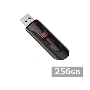 【マラソン中 P5倍】 サンディスク USBメモリ SDCZ600-256G-G35 Cruzer Glide 3.0 USB Flash Drive 256GB Sandisk USB3.0 USBメモリー メモリスティック 外出 パソコン PC 持ち運び 並行輸入品