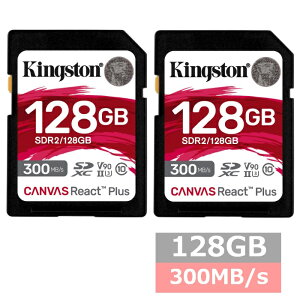 y2Zbgz LOXg SDJ[h SDXC SDR2 128GB Canvas React Plus SDkingston SDXCJ[h Class10 UHS-II U3/V90 J fWJ rfIJ p\R sAi