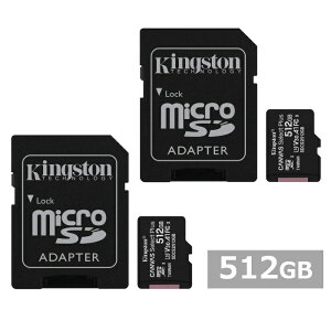 y2Zbgz LOXg }CNSD MicroSDXC SDCS2 512GB Canvas Select Plus microSD Kingston }CNSDXCJ[h microSDJ[h A1 UHS-I J X}z sAi