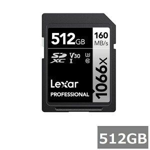 y}\ P5{z LT[ SDJ[h SDXC LSD1066512G-BNNNG Lexar Professional 1066x 512GB SDXCJ[h class10 SD UHS-I J fWJ rfIJ p\R sAi