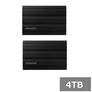 �y2�Z�b�g�z �T���X�� SSD 4TB �O�tSSD MU-PE4T0S/WW T7 Shield Samsung �|�[�^�u��SSD USB3.2 �p�\�R�� �O�t�� �����^�� �|�[�^�u�� �d�� ���s�A���i