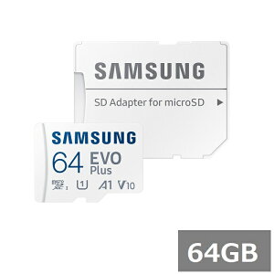 TX }CNSD MicroSDXC MB-MC64SA/APC EVO Plus 64GB A_v^[t Samsung }CNSDXCJ[h microSDJ[h Class10 UHS-I J X}z sAi