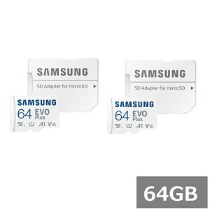 yX[p[SALE P5{z y2Zbgz TX }CNSD MicroSDXC MB-MC64SA/APC EVO Plus 64GB A_v^[t Samsung }CNSDXCJ[h microSDJ[h Class10 UHS-I J X}z sAi