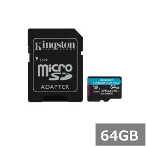 yX[p[SALE P5{z LOXg }CNSD MicroSDXC SDCG4 64GB Canvas Go! Plus microSD Kingston }CNSDXCJ[h microSDJ[h A2 UHS-I J X}z sAi