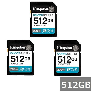 y3Zbgz LOXg SDJ[h SDXC SDG4 512GB Canvas Go! Plus Kingston SDXCJ[h SDJ[h UHS-I J X}z sAi