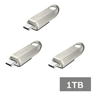 �y3�Z�b�g�z �T���f�B�X�N USB������ SDCZ75-1T00-G46 Ultra Luxe USB Type-C 1TB Sandisk Android USB Type-C USB�������[ �������X�e�B�b�N �O�o �p�\�R�� PC �����^�� ���s�A���i