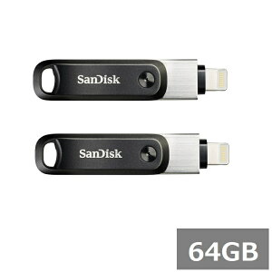 �y�}���\���� P5�{�z �y2�Z�b�g�z �T���f�B�X�N iPhone�p USB������ 64GB SDIX60N-064G-GN6NN iXpand Flash Drive Go Sandisk Lightning USB ���C�g�j���O �O�o �p�\�R�� �����^�� ���s�A���i
