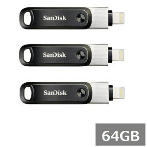�y�}���\���� P5�{�z �y3�Z�b�g�z �T���f�B�X�N iPhone�p USB������ 64GB SDIX60N-064G-GN6NN iXpand Flash Drive Go Sandisk Lightning USB ���C�g�j���O �O�o �p�\�R�� �����^�� ���s�A���i