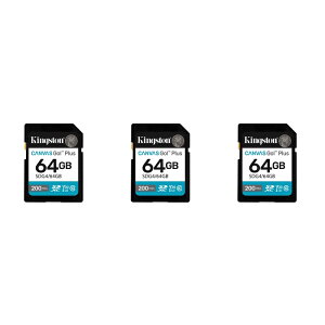 �y�}���\���� P5�{�z �y3�Z�b�g�z �L���O�X�g�� SD�J�[�h SDXC SDG4 64GB Canvas Go! Plus Kingston SDXC�J�[�h SD�J�[�h UHS-I �J���� �X�}�z ���s�A���i