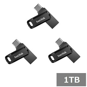 �y3�Z�b�g�z �T���f�B�X�N 1TB USB������ SDDDC3-1T00-G46 Ultra Dual Drive Go USB Type-C Sandisk iPhone Android USB Type-C USB�������[ �������X�e�B�b�N �O�o �p�\�R�� PC �����^�� ���s�A���i