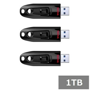 �y3�Z�b�g�z �T���f�B�X�N 1TB USB������ SDCZ48-1T00-G46 Ultra USB 3.0 Flash Drive Sandisk USB3.0 USB�������[ �������X�e�B�b�N �O�o �p�\�R�� PC �����^�� ���s�A���i
