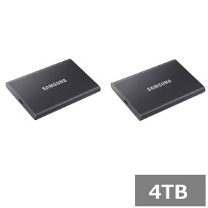 �y�����_�t���f�[ �S�i P5�z �y2�Z�b�g�z �T���X�� SSD 4TB �O�tSSD MU-PC4T0T T7 Samsung �|�[�^�u��SSD USB3.2 �p�\�R�� �O�t�� �����^�� �|�[�^�u�� �d�� ���s�A���i