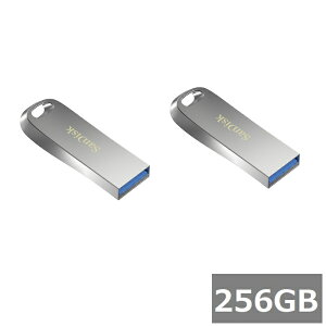 �y�X�[�p�[SALE P5�{�z �y2�Z�b�g�z �T���f�B�X�N USB������ 256GB SDCZ74-256G-G46 Ultra Luxe USB 3.2 Gen 1 Flash Drive Sandisk USB3.2 USB�������[ �������X�e�B�b�N �O�o �p�\�R�� PC �����^�� ���s�A���i