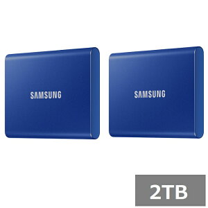 �y2�Z�b�g�z �T���X�� SSD 2TB �O�tSSD MU-PC2T0H T7 Samsung �|�[�^�u��SSD USB3.2 PC �p�\�R�� �O�t�� �����^�� �|�[�^�u�� �d�� �Ɩ������� ���s�A���i
