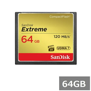 TfBXN CFJ[h RpNgtbVJ[h SDCFXSB-064G-G46 Extreme 64GB UDMA7 Sandisk J rfIJ fW^჌tJ sAi