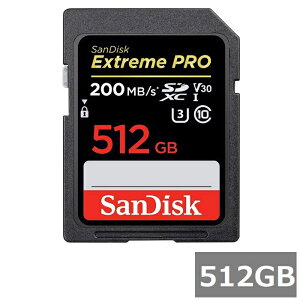 TfBXN SDJ[h SDXC SDSDXXD-512G-GN4IN Extreme PRO 512GB Sandisk SDXCJ[h SD Class10 UHS-I J fWJ rfIJ p\R sAi