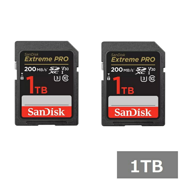 楽天市場】【2セット】 サンディスク SDカード SDXC SDSDXXD-1T00 