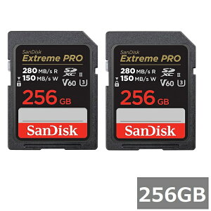�y�}���\���� P5�{�z �y2�Z�b�g�z �T���f�B�X�N SD�J�[�h SDXC SDSDXEP-256G-GN4IN Extreme PRO 256GB Sandisk SDXC�J�[�h SD Class10 UHS-II �J���� �f�W�J�� �r�f�I�J���� �p�\�R�� ���s�A���i