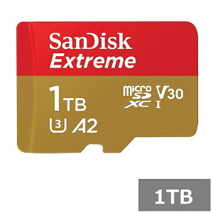 TfBXN }CNSD MicroSDXC SDSQXAV-1T00-GN6MN Extreme 1TB Sandisk }CNSDXCJ[h microSDJ[h Class10 UHS-I J X}z sAi