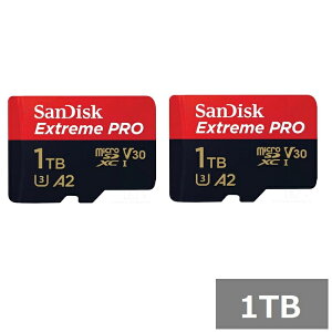 �y�}���\���� P5�{�z �y2�Z�b�g�z �T���f�B�X�N �}�C�N��SD MicroSDXC SDSQXCD-1T00-GN6MA Extreme PRO 1TB SD�A�_�v�^�t Sandisk �}�C�N��SDXC�J�[�h Class10 UHS-I �J���� �X�}�z ���s�A���i