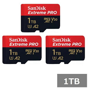 �y�}���\���� P5�{�z �y3�Z�b�g�z �T���f�B�X�N �}�C�N��SD MicroSDXC SDSQXCD-1T00-GN6MA Extreme PRO 1TB SD�A�_�v�^�t Sandisk �}�C�N��SDXC�J�[�h Class10 UHS-I �J���� �X�}�z ���s�A���i
