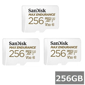 y_tf[ Si P5z y3Zbgz TfBXN }CNSD MicroSDXC SDSQQVR-256G-GN6IA MAX ENDURANCE 256GB A_v^[t Sandisk }CNSDXCJ[h microSDJ[h Class10 UHS-I J X}z sA