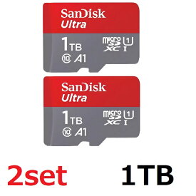 【2セット】 SanDisk Ultra microSDカード SDSQUAC-1T00-GN6MN 1TB マイクロSDXCカード microSDXC サンディスク 海外リテール