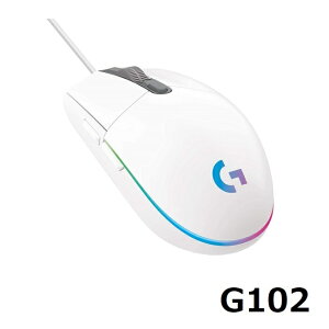 Logitech G102 WH LQ[~O }EX WebN 8000 DPI L}EX p\R }EX PC Q[~O zCg  Q[}[ Q[~O}EX sAi