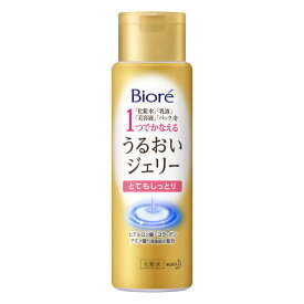 ビオレ うるおいジェリー とてもしっとり 180ml biore 花王 化粧水 乳液 美容液 パック オールインワン