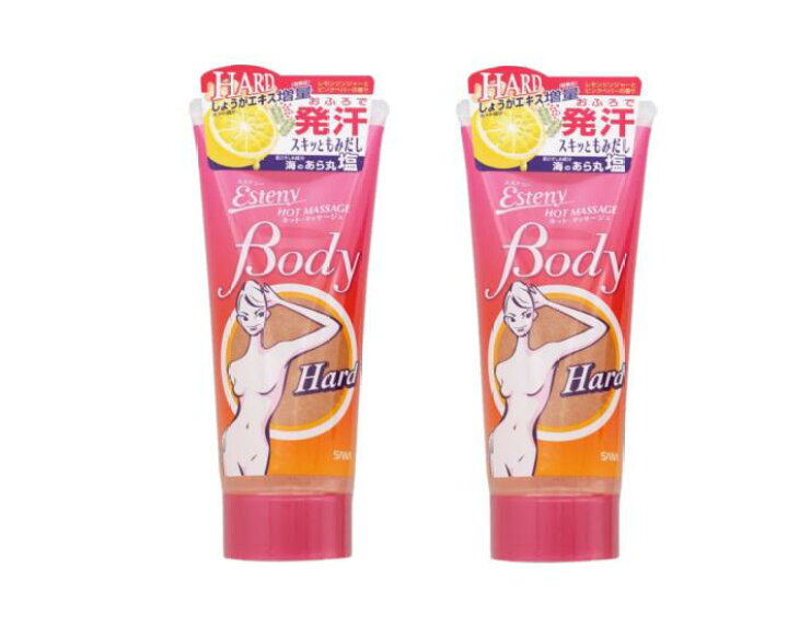 楽天市場 2個セット 送料無料 エステニー ホット マッサージュ ハード ｎａ 240ｇ 2セット ボディジェル ボディスクラブ 洗い流す用 男女兼用 唐辛子エキス ショウガエキス プチプラ 簡単 温感マッサージ クリーム 発汗 まとめ買い Sugar Time