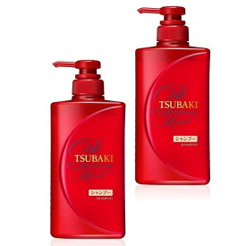 【9日までP3倍】 【2個セット】 TSUBAKI ツバキ プレミアムモイスト シャンプー 490ml ×2セット 本体 資生堂 つや髪 うるおい おすすめシャンプー