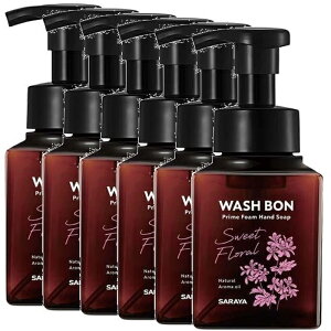 �y6�Z�b�g�z WASH VON �E�H�V���{�� �v���C���t�H�[�� �X�C�[�g�t���[���� 280mL �n���h�\�[�v �t���[���� �ǂ����� �A�n���h�\�[�v �T����