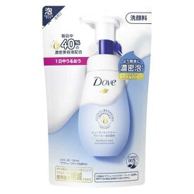 Dove ダヴ ビューティ モイスチャー クリーミー 泡洗顔料 詰め替え 125ml 洗顔 洗顔フォーム セラミド 泡 洗顔料 泡立ち うるおい 濃密 美容液 ホワイトフローラル はずむ肌 保湿 ビタミンE きめ細かい泡 乾燥肌 キメ 整える 導入洗顔 時短 つめかえ