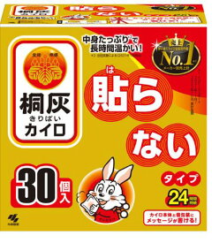 桐灰 カイロ 貼らない タイプ 30個入 きりばい おすすめカイロ はらない 箱入り 24時間持続 セット商品 おうち時間 在宅ワーク 防寒対策 省エネ 定番 寒さ対策 野外 キャンプ アウトドア 防寒 電気代節約 使い捨てカイロ