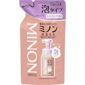 ミノン 全身シャンプー 泡タイプ 詰替え用 400ml ボディーソープ シャンプー アミノ酸 保湿 敏感肌 低刺激 minon 第一三共ヘルスケア