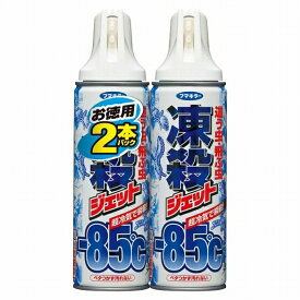 フマキラー 凍殺ジェット 300ml 2本パック 駆除 虫 害虫 ムカデ ケムシ クモ 室内 アウトドア 冷気 冷凍殺虫