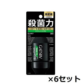 【6セット】 ギャツビー プレミアムタイプ デオドラトロールオン アクアティックシトラス 60ml 制汗 汗 わき 医薬部外品 ニオイ デオドラント デオドランド スティック ローション 男性 メンズ マンダム