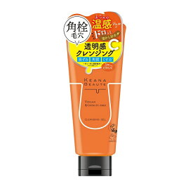ケアナボーテ あつめの毛穴ホットクレンジング 180g クレンジングジェル メイク落とし 温感 角栓 毛穴 ビタミンC W洗顔不要 明色化粧品