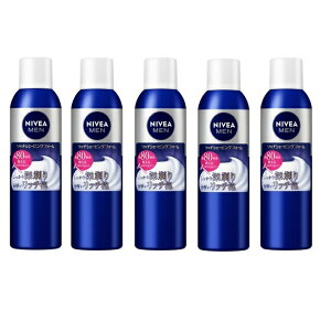 【マラソン中 P5倍】 【5セット】 NIVEA ニベアメン リッチシェービングフォーム 245g 髭剃り ヒゲ スキンケア 男性 メンズ 泡 フォーム コラーゲン グリセリン 深剃り 保湿 花王