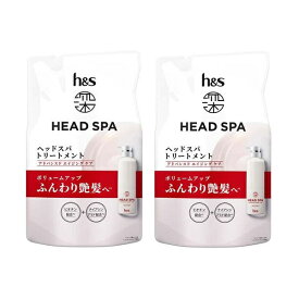 【マラソン中 P5倍】 【2セット】 h＆s 深ヘッドスパ アドバンスド エイジング ケア トリートメント つめかえ 350g P&G 詰替え 髪 エイチアンドエス 頭皮 皮脂 毛穴 浸透 艶 ボリューム におい かゆみ