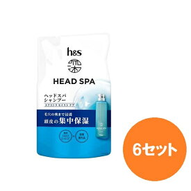 【6セット】 h＆s 深ヘッドスパ エクストラ モイスト ケア シャンプー つめかえ 350g P&G 詰替え 髪 エイチアンドエス 頭皮 皮脂 毛穴 浸透 艶 かゆみ 乾燥 パサつき うるおい 医薬部外品