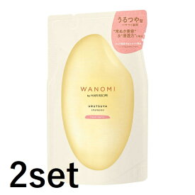 【2セット】和の実 by ヘアレシピ うるつや シャンプー つめかえ用 300ml P&G 詰替え 髪 ヘアケア ダメージケア 切れ毛 枝毛 パサつき なめらか ツヤ 米ぬか いい匂い