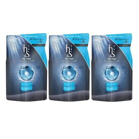 【マラソン中 P5倍】 【3セット】h&s for men ボリュームアップシャンプー つめかえ 300ml P&G 詰替え 髪 メンズ エイチアンドエス ボリューム 頭皮 ハリ 皮脂 毛穴 浸透 乾燥 べたつき かゆみ フケ 強力洗浄 地肌 さわやか 爽快 すっきり まとめ買い 買い置き セット