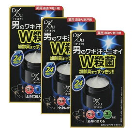 【3セット】 デオウ 薬用 プロテクト デオ ジャム 50g DeOu ロート製薬 ROHTO 制汗剤 デオドラント 体臭 汗 加齢臭 頭皮 対策 ジェル すっきり さっぱり 爽やか エチケット 気になる