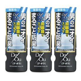 【3セット】 ロート デ・オウ 薬用 プロテクト デオドラント ロールオン 無香性 50ml ロート製薬 ROHTO ロールオン 汗 夏 臭い 対策 通勤 通学 エチケット 脇汗 臭い対策 制汗剤