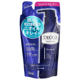 ロート デオコ スカルプ ケア シャンプー つめかえ用 285ml ロート製薬 ROHTO 頭皮 ケア 汗 夏 臭い 対策 通勤 通学 エチケット 臭い対策 さらさら フローラル