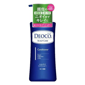 ロート デオコ スカルプ ケア コンディショナー 本体 350g ロート製薬 ROHTO 頭皮 ケア 汗 夏 臭い 対策 通勤 通学 エチケット 臭い対策 さらさら フローラル トリートメント